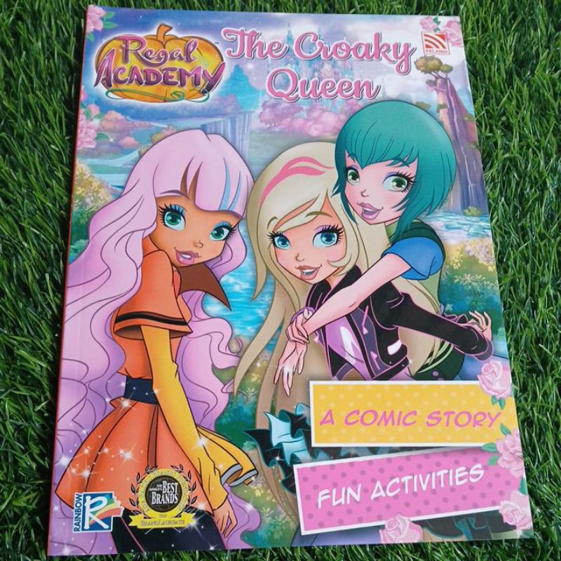 BUKU REGAL ACADEMY THE CROAKY QUEEN ACOMIC FUN ACTIVITIES