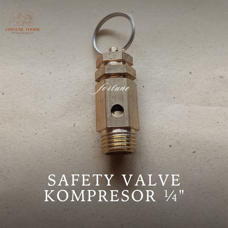 Safety Valve 1/4" Kompresor Safety Valve Angin