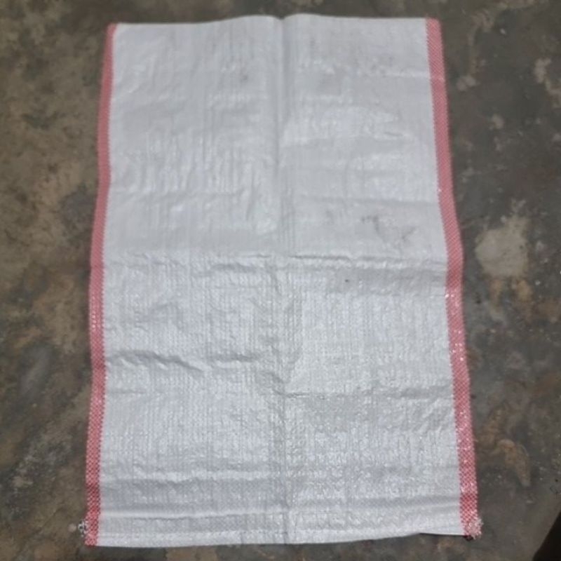 Karung Beras 15 Kg List merah