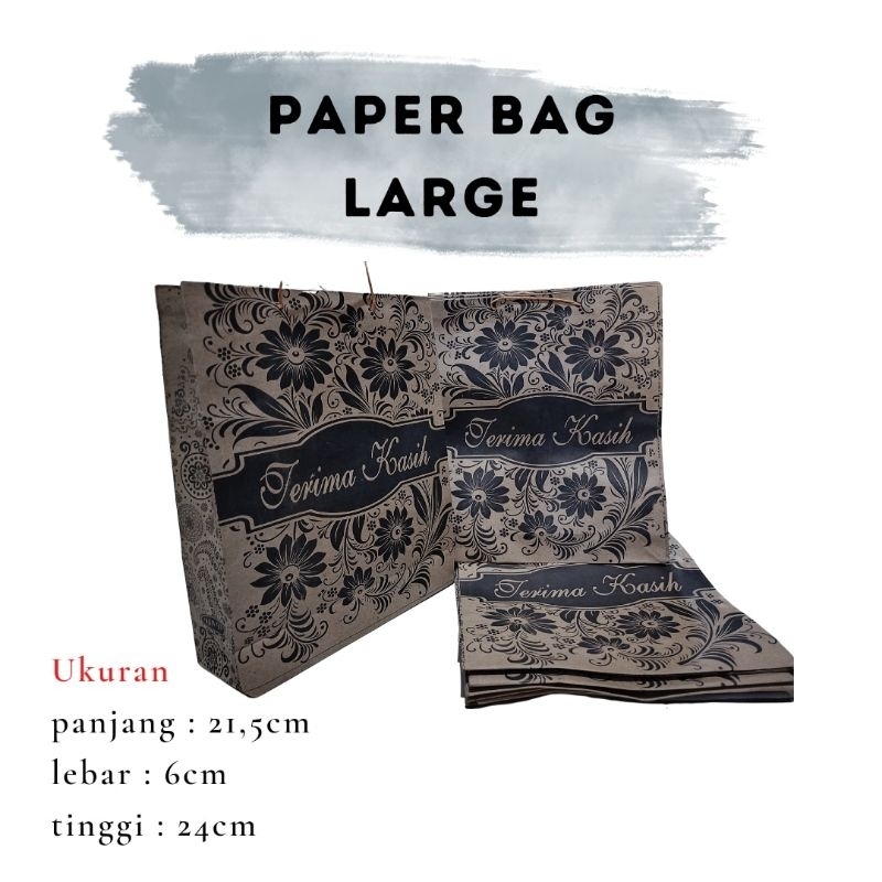 

paperbag motif batik tas snack jajan arisan bingkisan souvenir