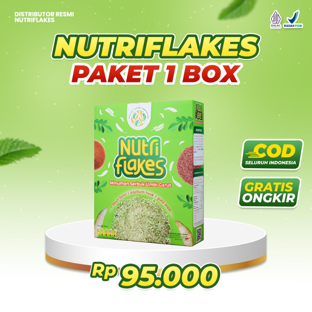 

Nutriflakes sereal umbi garut official