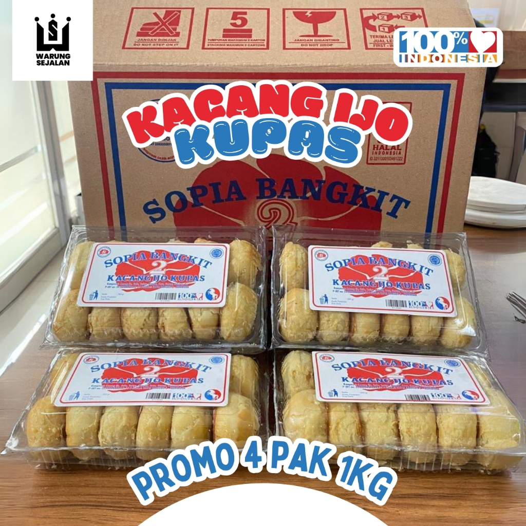 

COD 4 PAK KACANG IJO KUPAS ATAU BAKPIA KERING 1KG PIA KERING