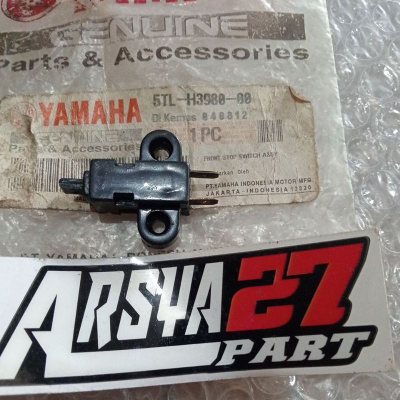Switch rem kiri mio sporty smile original yamaha swit rem kiri switc handle rem kiri switch mio