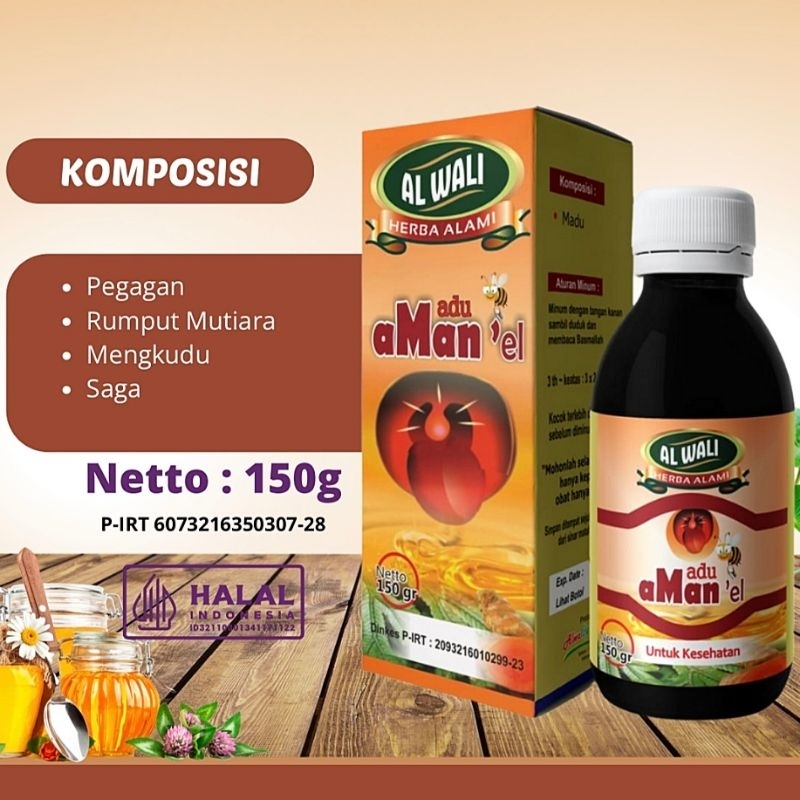 

Madu Amandel 150gr Al-waliy