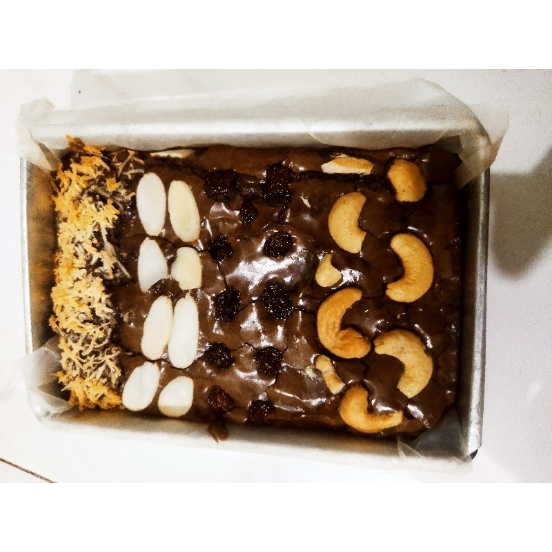 

Brownies Mini (Brownies Panggang) Rasa Perpaduan coklat dan susu