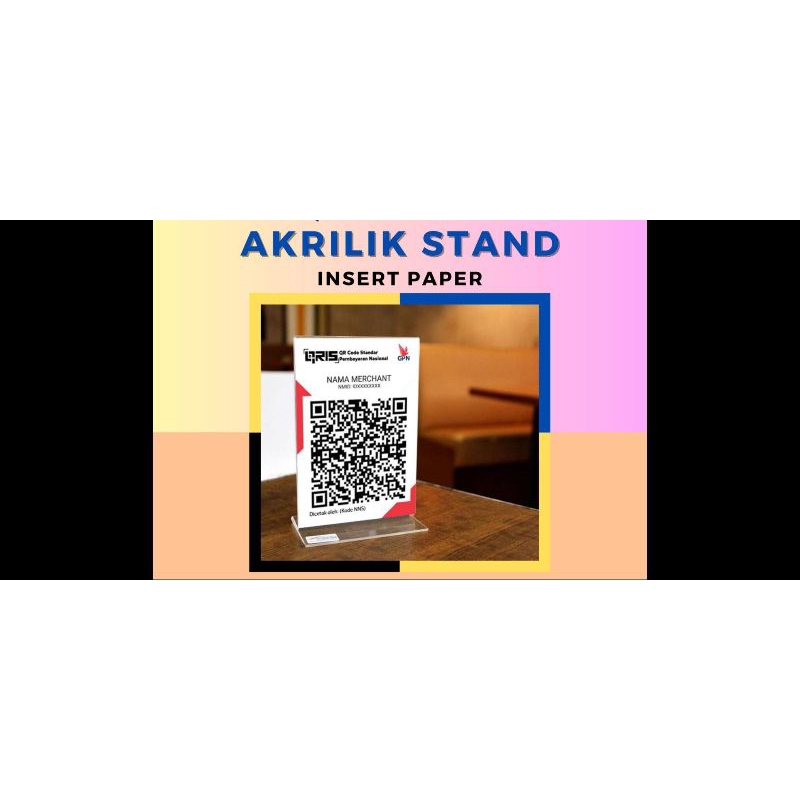 Qris Akrilik A5 Best Seller