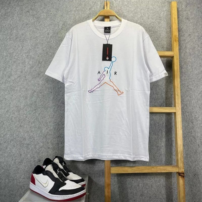 KAOS DISTRO JORDAN BORDIR PREMIUM LENGAN PENDEK FULL TAG MURAH
