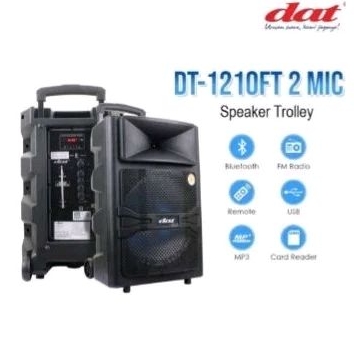 SPEAKER PORTABLE DAT DT1210FT SPEAKER BLUETOOTH DAT 12 INCH DT 1210FT