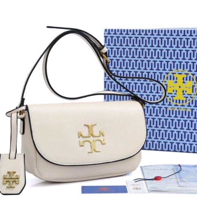 KODE W14L Tas Selempang Wanita Import TORY Burch Sachet Bag