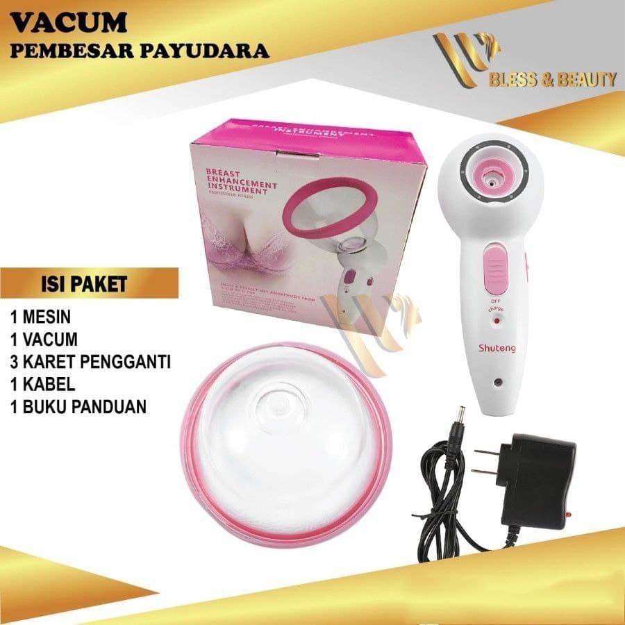 ALAT PEMBESAR DAN PENGENCANG PAYUDARA AMPUH CEPAT PERMANEN ALAT VAKUM PENGENCANG PAYUDARA KENDUR SET