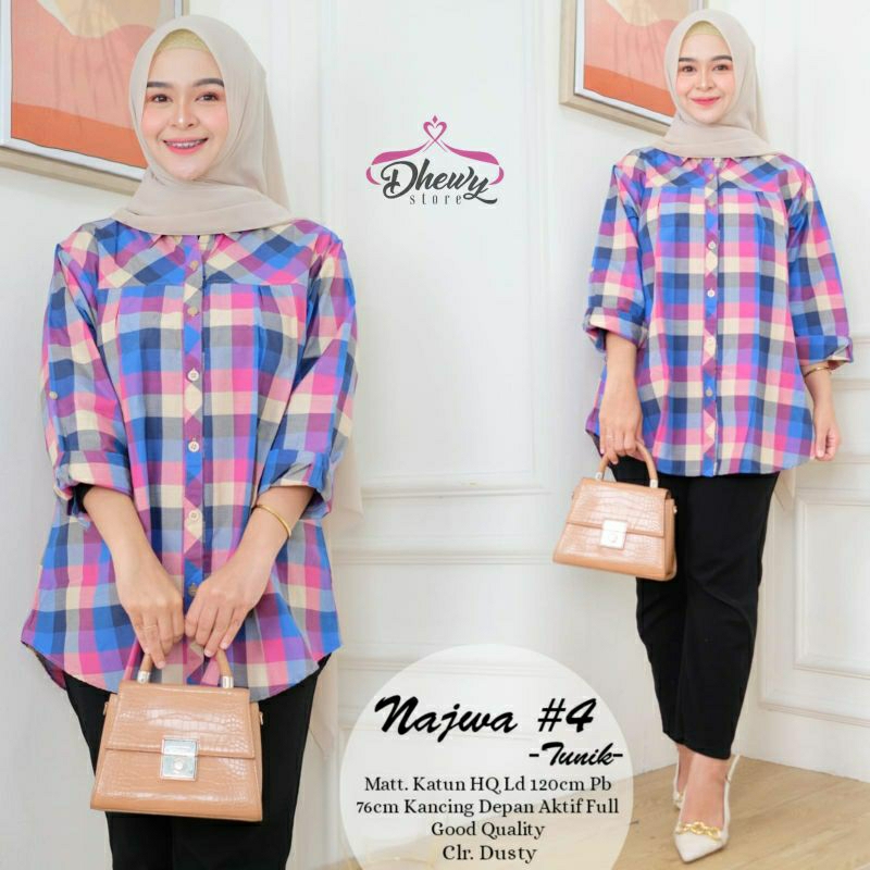 najwa #4 tunik by dhewy || katun hq ld120