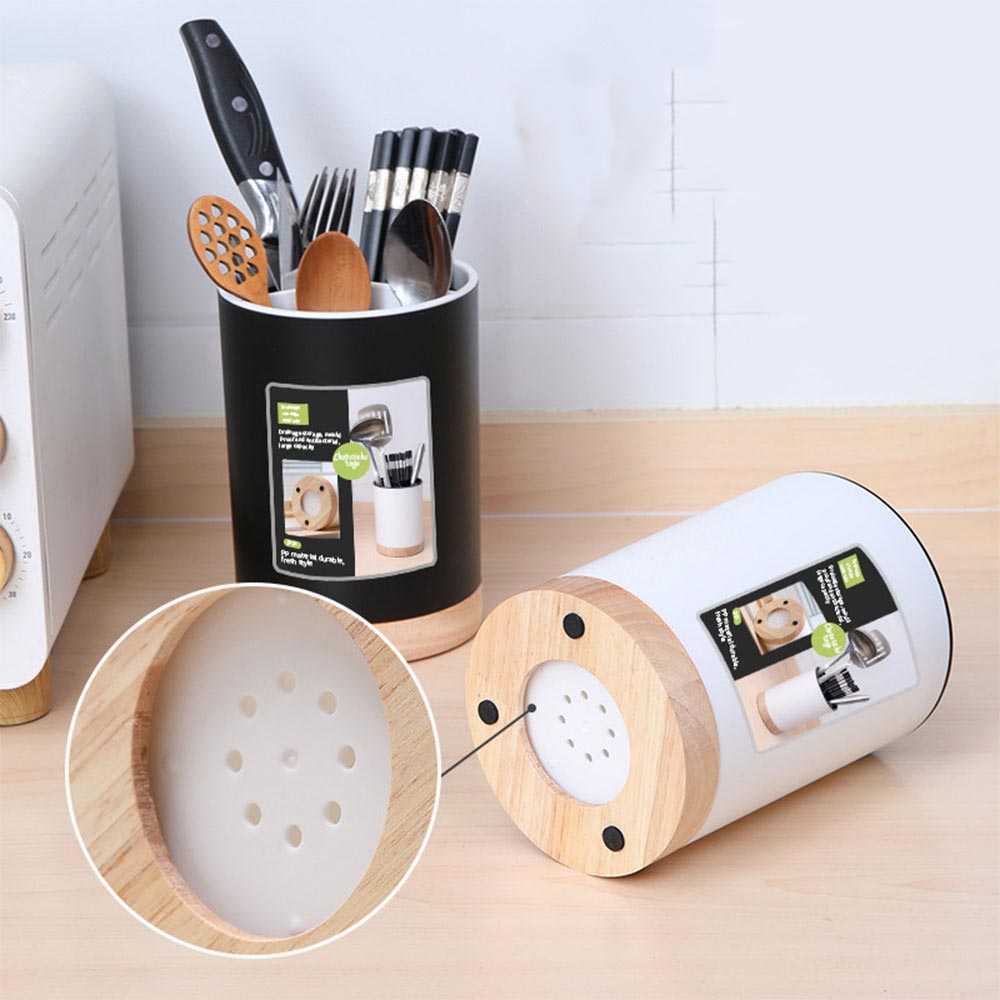 Tempat Spatula Dapur Wadah Sutil Sepatula Rak Stainless Steel