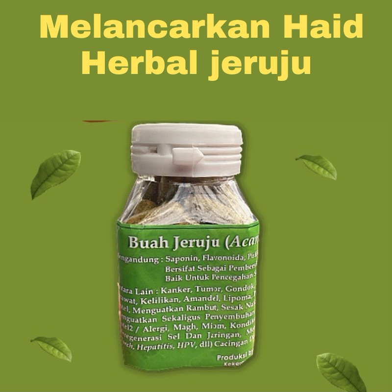 

Melancarkan Haid - Herbal Buah Jeruju