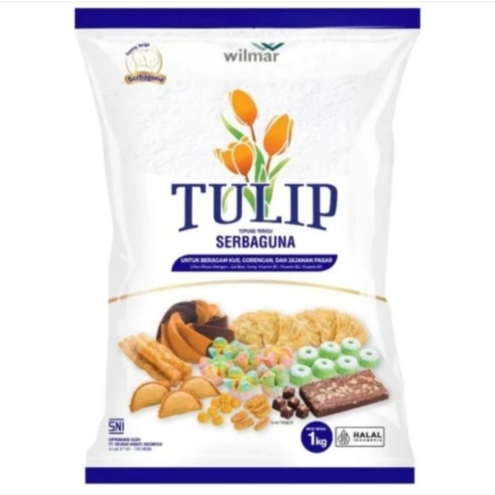 

TULIP TEPUNG TERIGU 1KG (WILMAR)