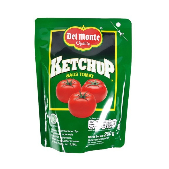 

del monte saus tomat 200gr - del monte ketchup sauce
