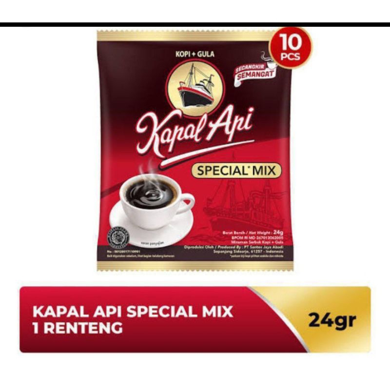 

Kopi Kapal Api Special Mix 23 gram 1 renceng