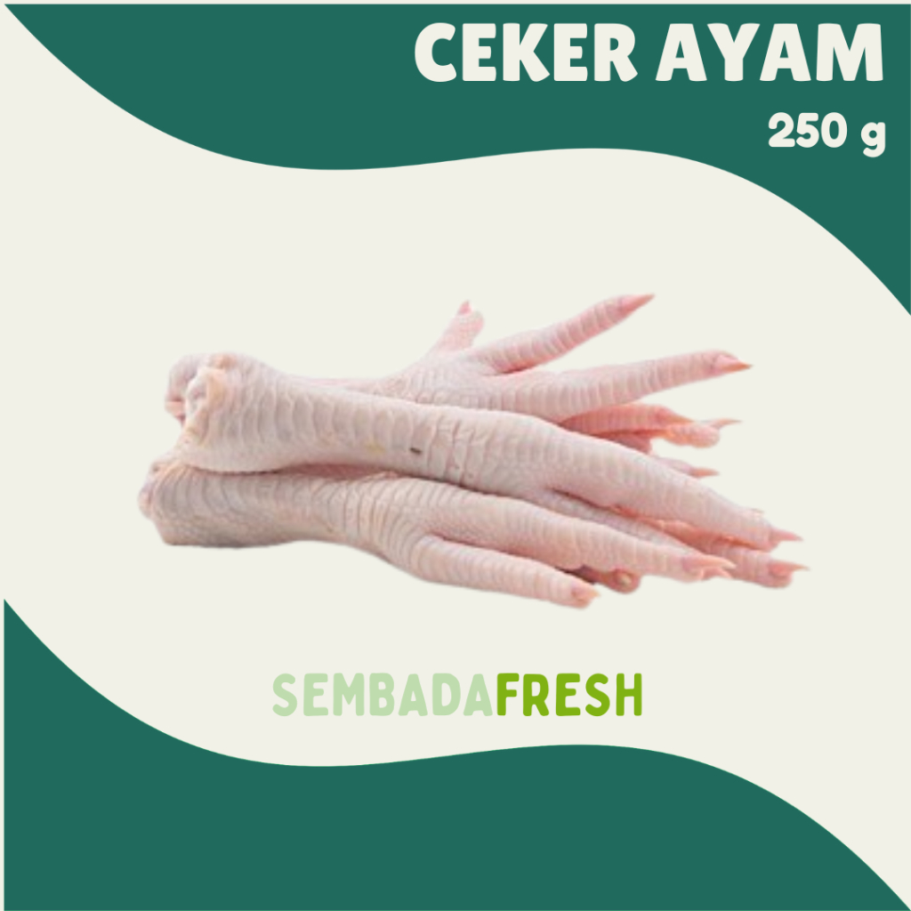 

Ceker Ayam 250 gram - SEMBADA FRESH [Pengiriman Instant]