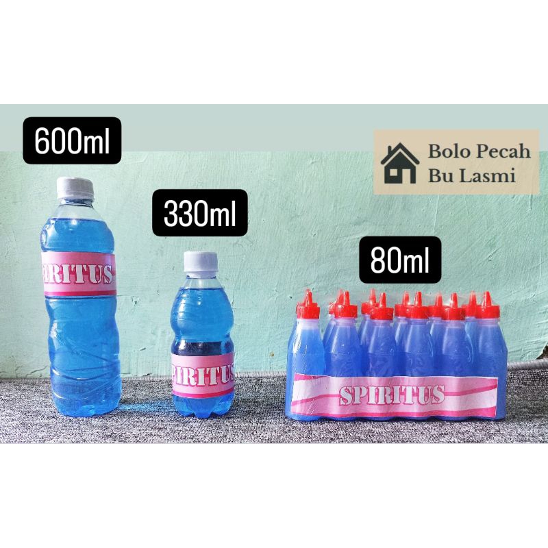 SPIRTUS / Spirtus Cair / Spirtus Kadar 95% / Spirtus Botol / Spirtus Biru