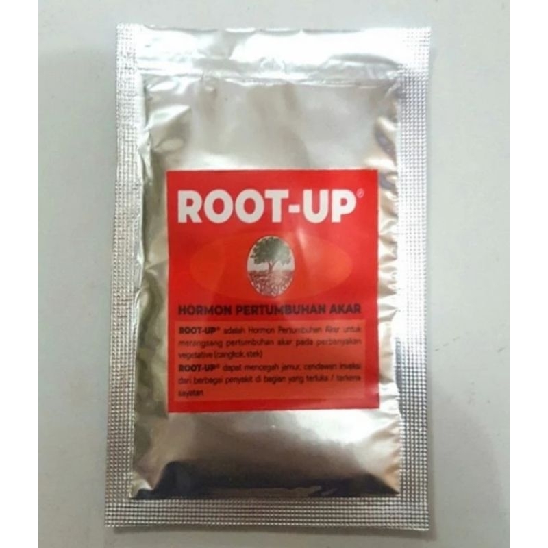 Root-Up 20 gram Hormon Pertumbuhan Akar Stek Batang Cangkok Pada Tanaman Root Up