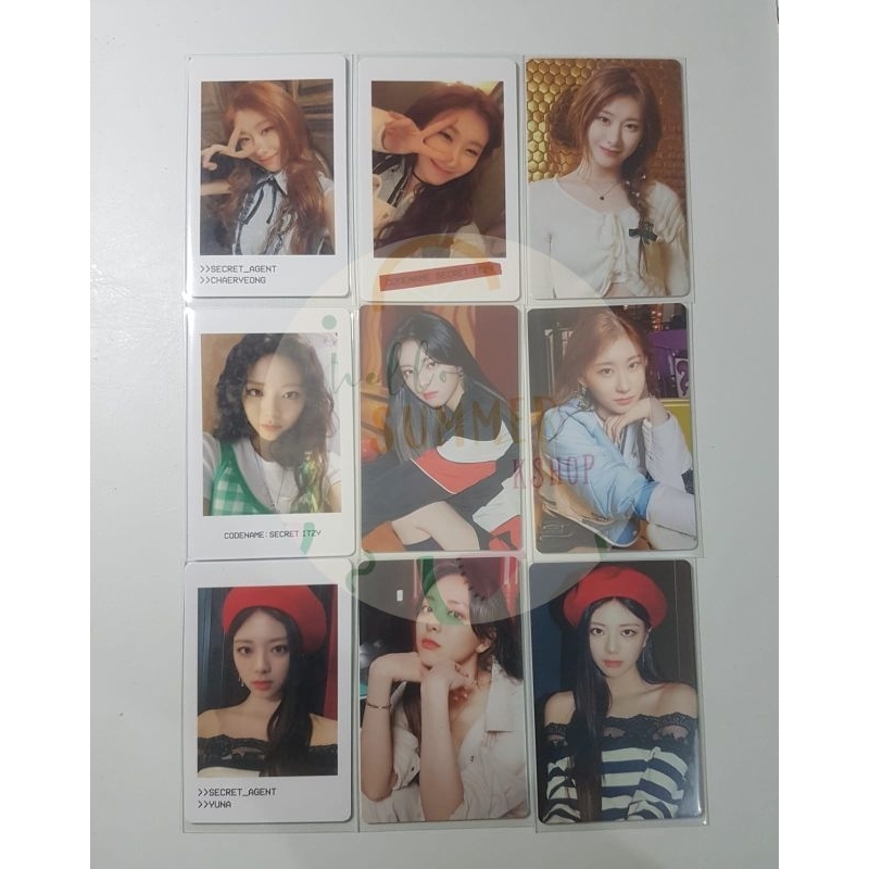 ITZY Trading Card TC CSI Secret Store MD Chaeryeong Yuna PC Photocard