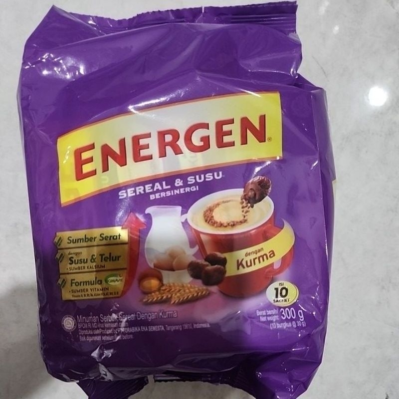 

Energen Sereal dan susu Kurma isi 10 sachet @30gr
