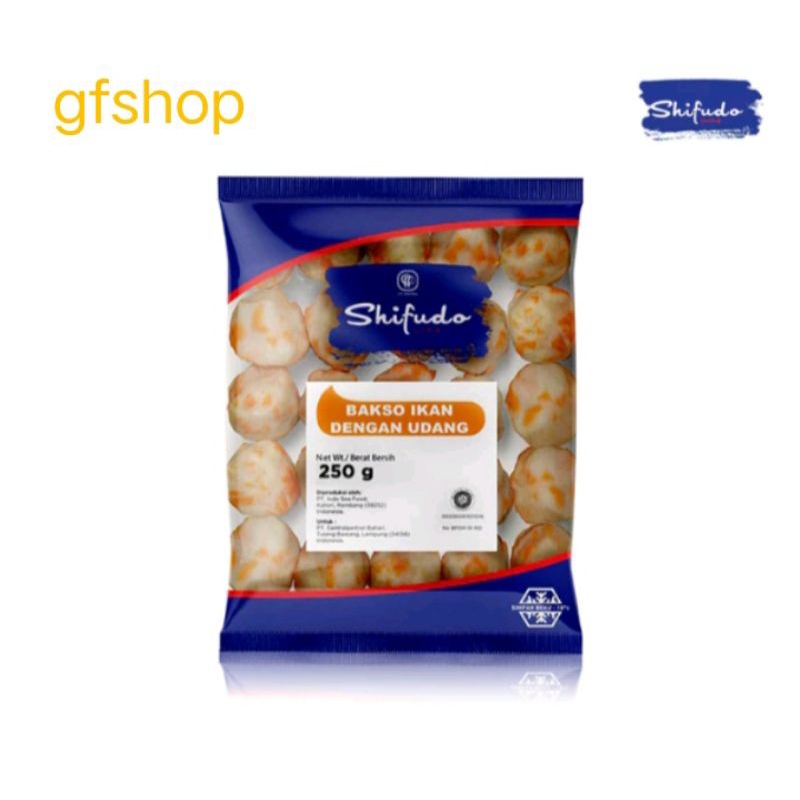 

Shifudo Bakso ikan udang 250g / Frozen Food