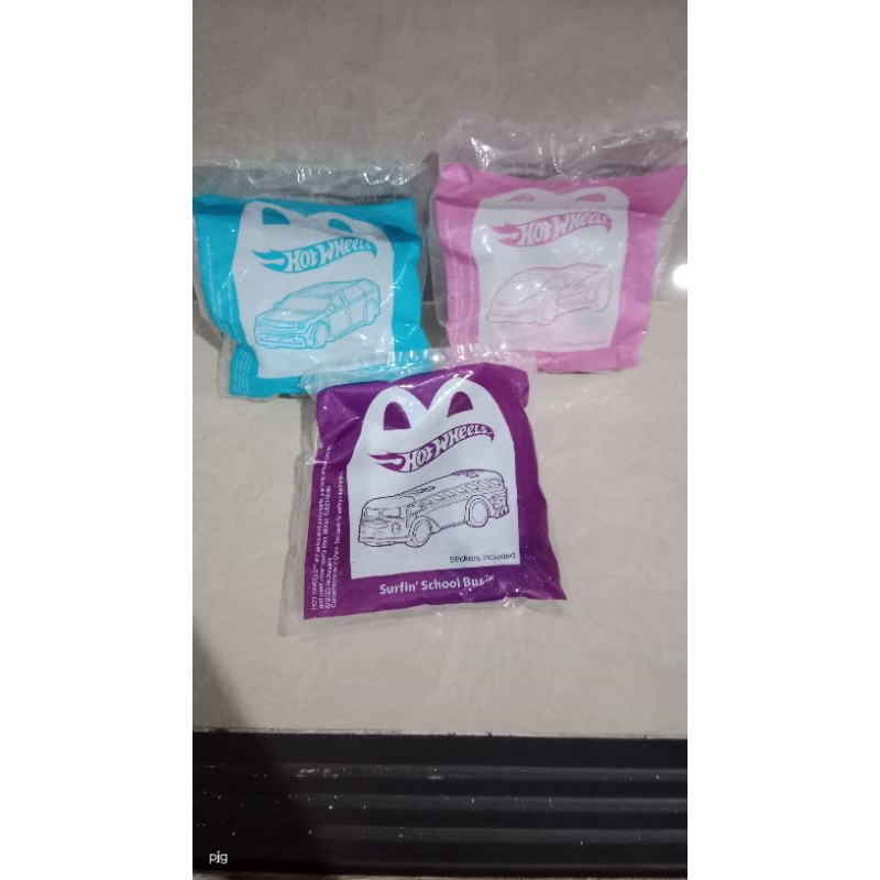 happy meal hotwheels McDonalds