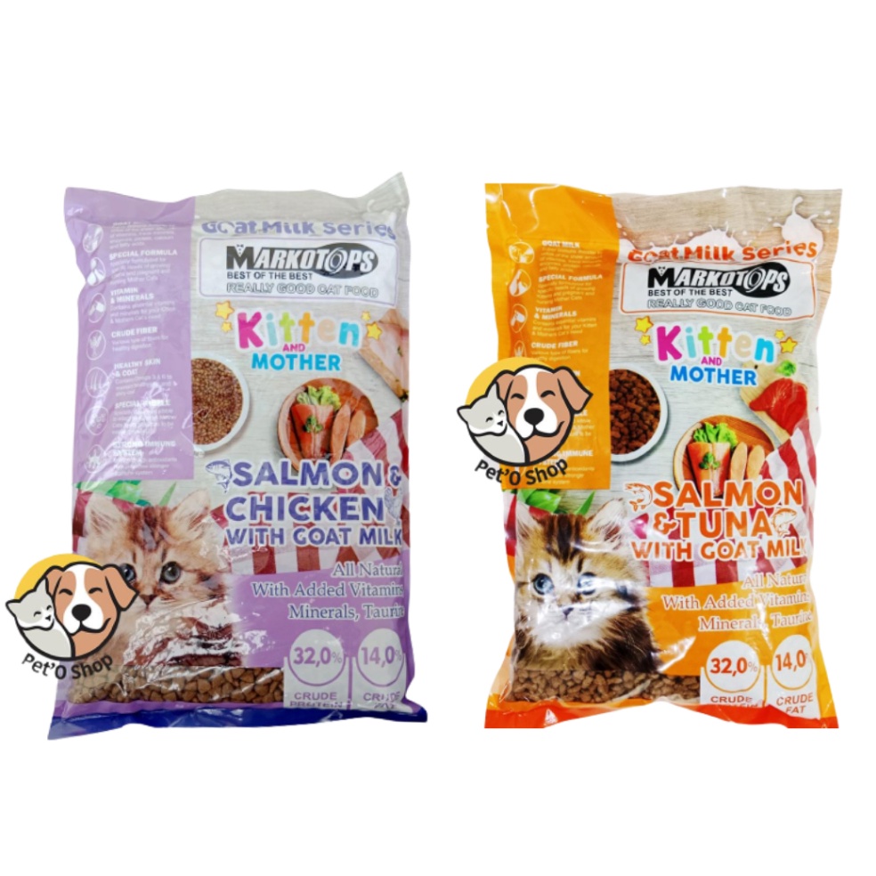 TERBAIK Markotop Dry Food 8gr Kitten Mother Goat Milk  Kucing