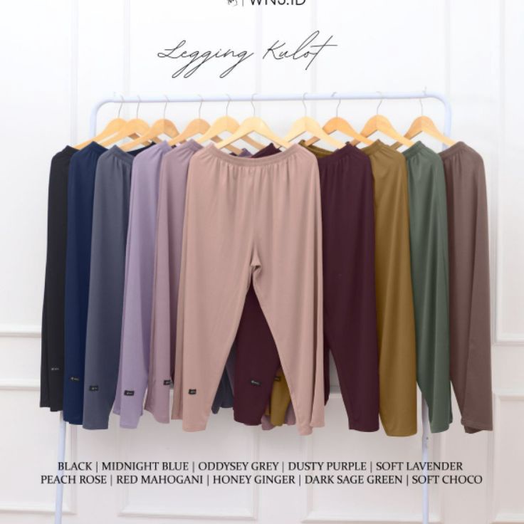Produk Terkeren  LEGGING KULOT Polos Jumbo by WNJ Celamis Celana Inner Gamis Hijab Muslimah