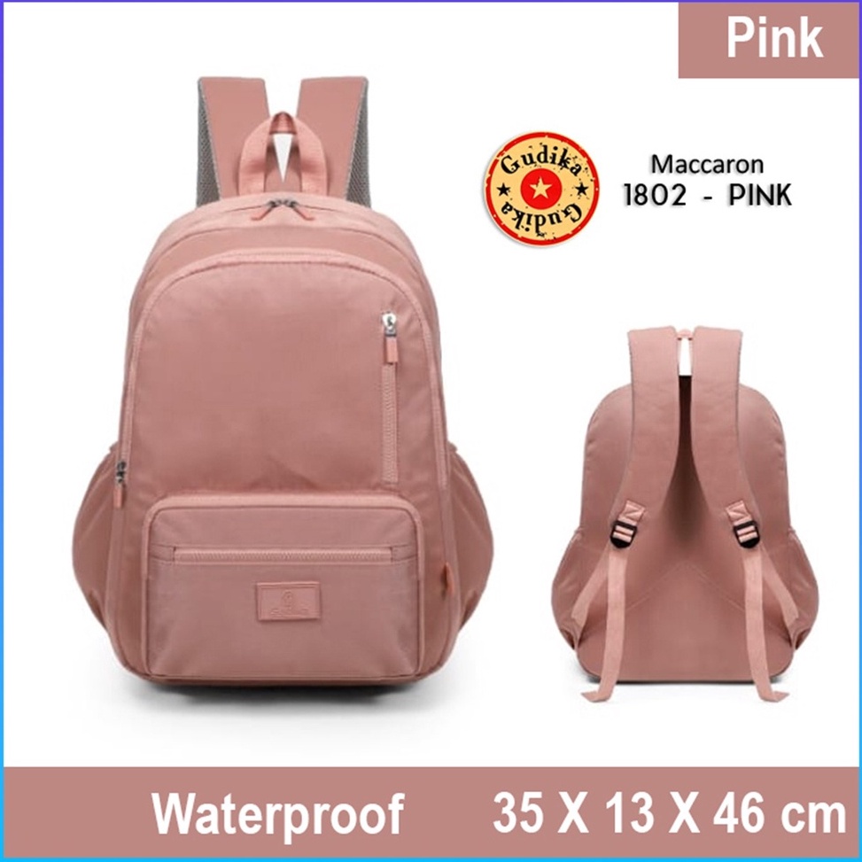 PALING DIMINATI GUDIKA Maccaron 182 Original  Backpack Pria  Backpack Wanita Laptop Bahan Waterproof