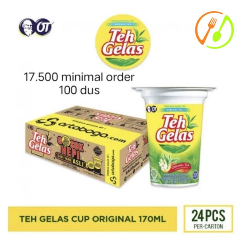 

teh gelas cup original 170 ml