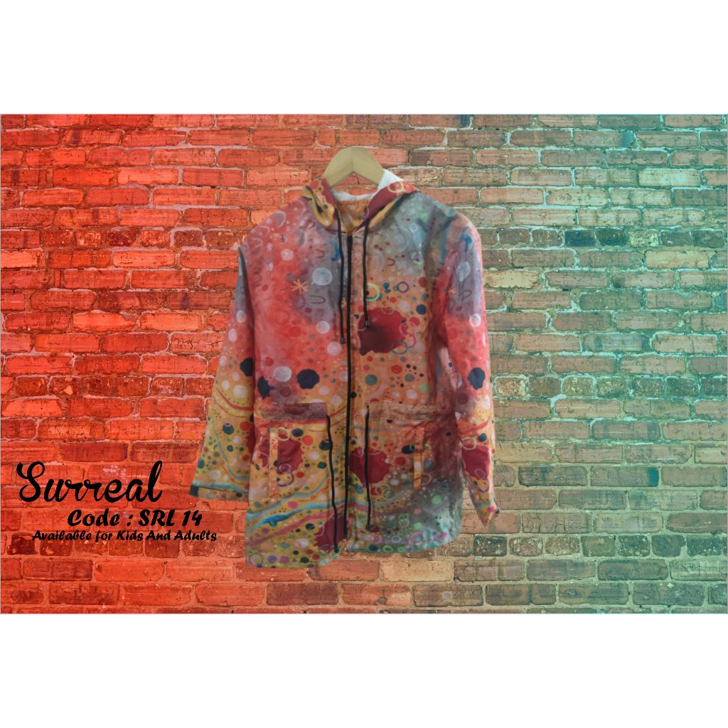 Jaket Parasut Wanita Fullprint Motif Bunga SRL 14