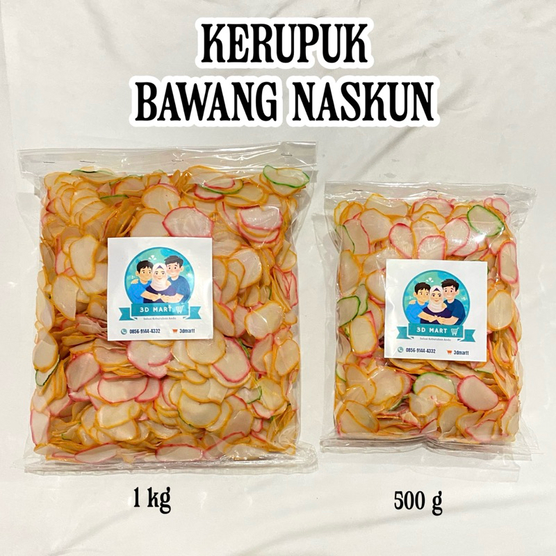 

Kerupuk Mentah Bawang Naskun 1 Kg/500gr Murah Viral | Kerupuk Seblak | Kerupuk Murah