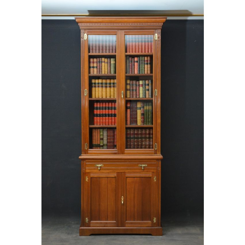 Lemari Kabinet Minimalis Jati / Lemari Buku Minimalis Jati Solid 2 Pintu