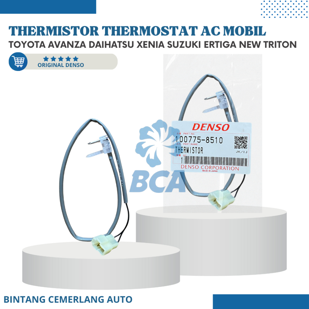 THERMISTOR THERMIS THERMOSTAT AC Mobil Toyota Avanza Xenia Ertiga New Triton ORIGINAL DENSO