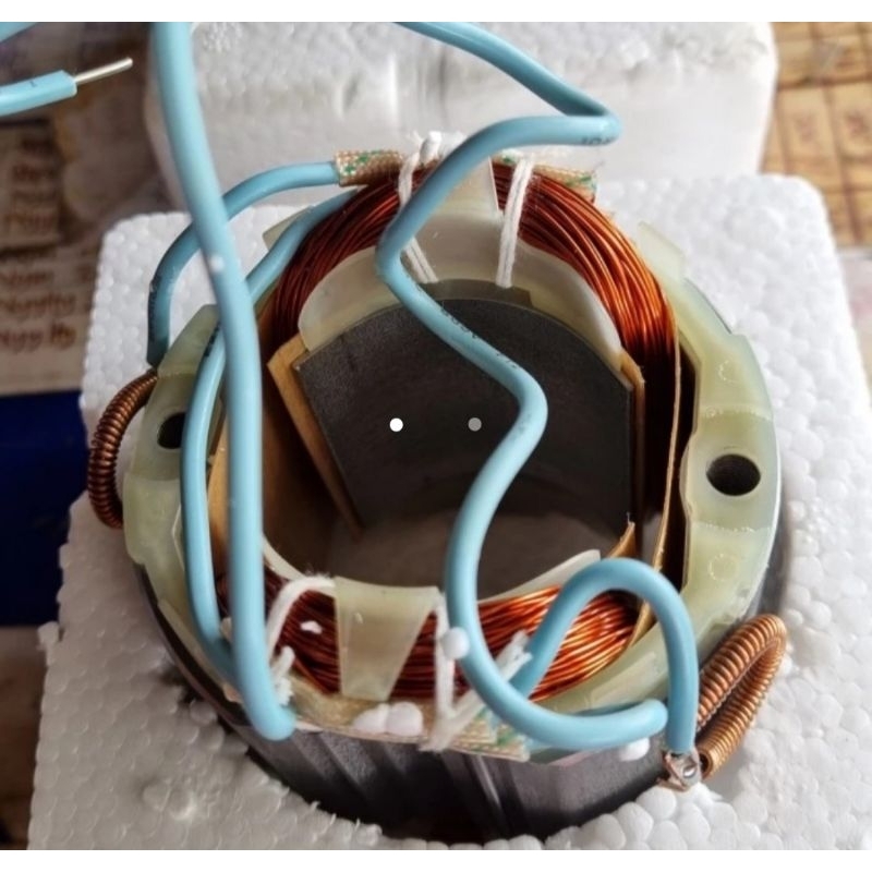 STATOR RYU RSG100-3 BANTALAN MESIN GERINDA RYU RSG 100-3 biasa