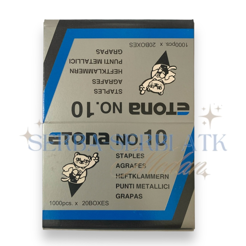 

ANAK ETONA / ISI ETONA NO.10 / ISI STAPLES/HEKTER/STEPLER