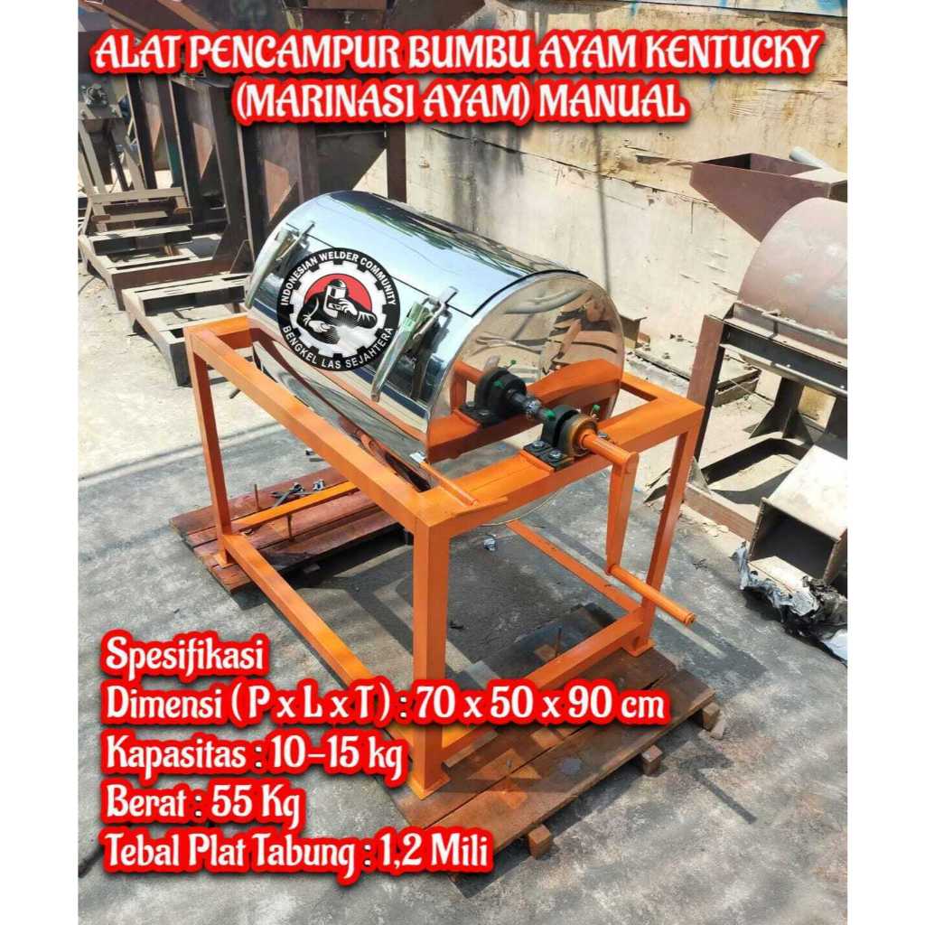 ALAT PENCAMPUR BUMBU AYAM KENTUCKY (MARINASI AYAM) MANUAL