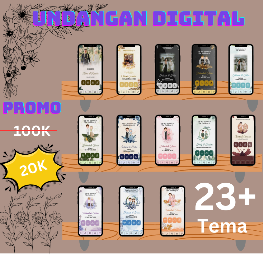 Undangan Online | Undangan Digital Pernikahan Premium  | Undangan Pernikahan Syar'i | Undangan Khita