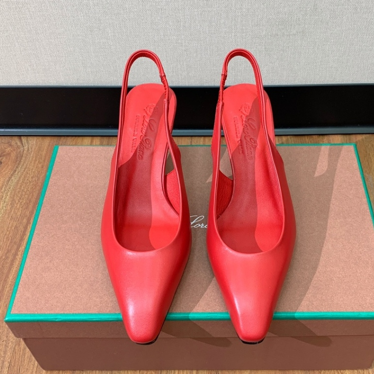 Loro Piana 2024 high heel back empty shoes