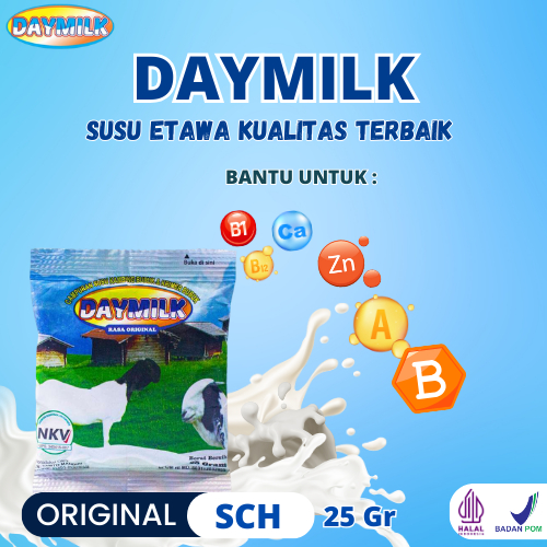 

DAYMILK Sachet Susu Kambing Termurah - 1 Sachet Rasa Original