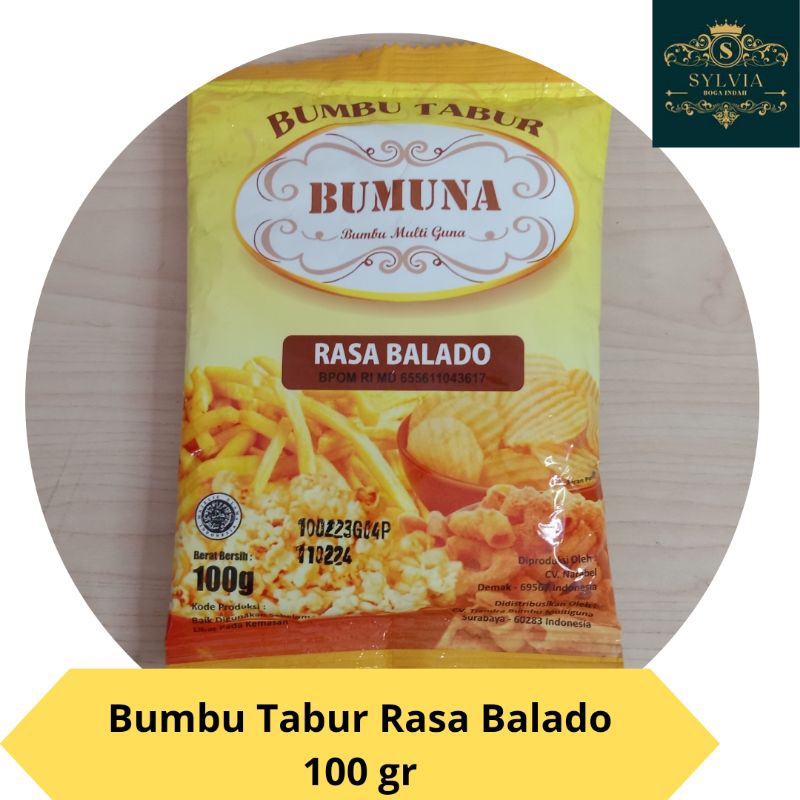 

Bumbu Tabur BUMUNA untuk kentang, gorengan dll 100 gr