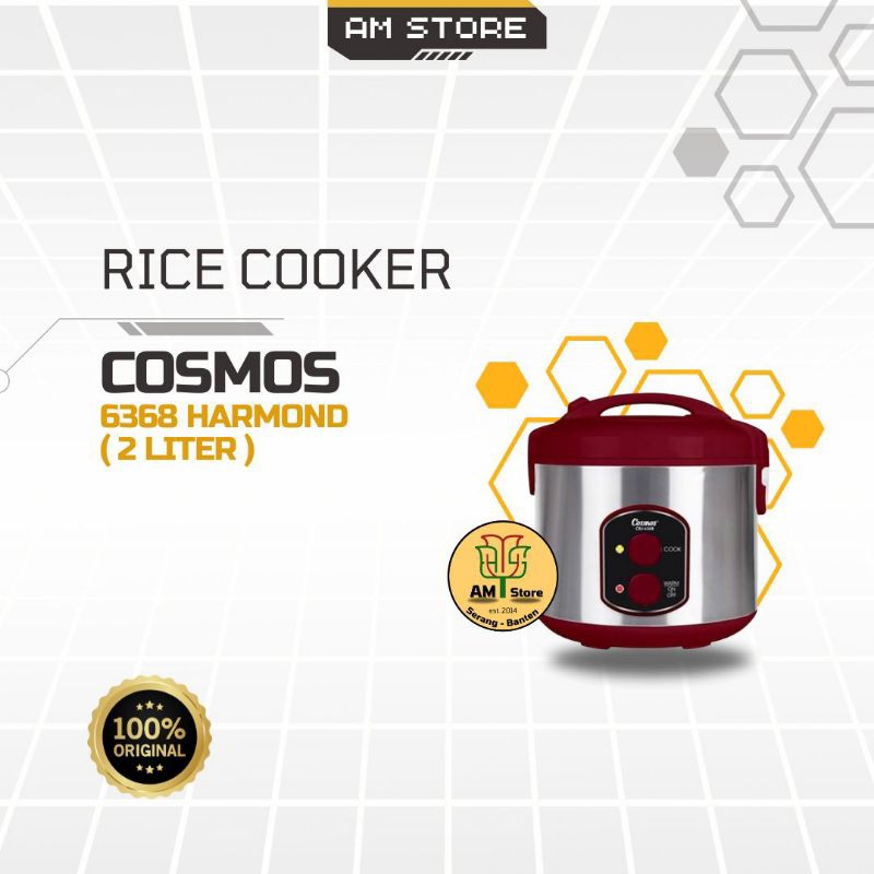 Magic Com Cosmos / Rice Cooker Cosmos 6368 Harmond (2 Liter)