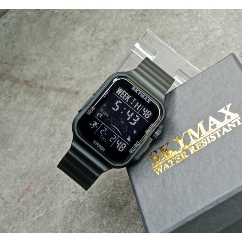jam tangan original skymax 2301 model kotak