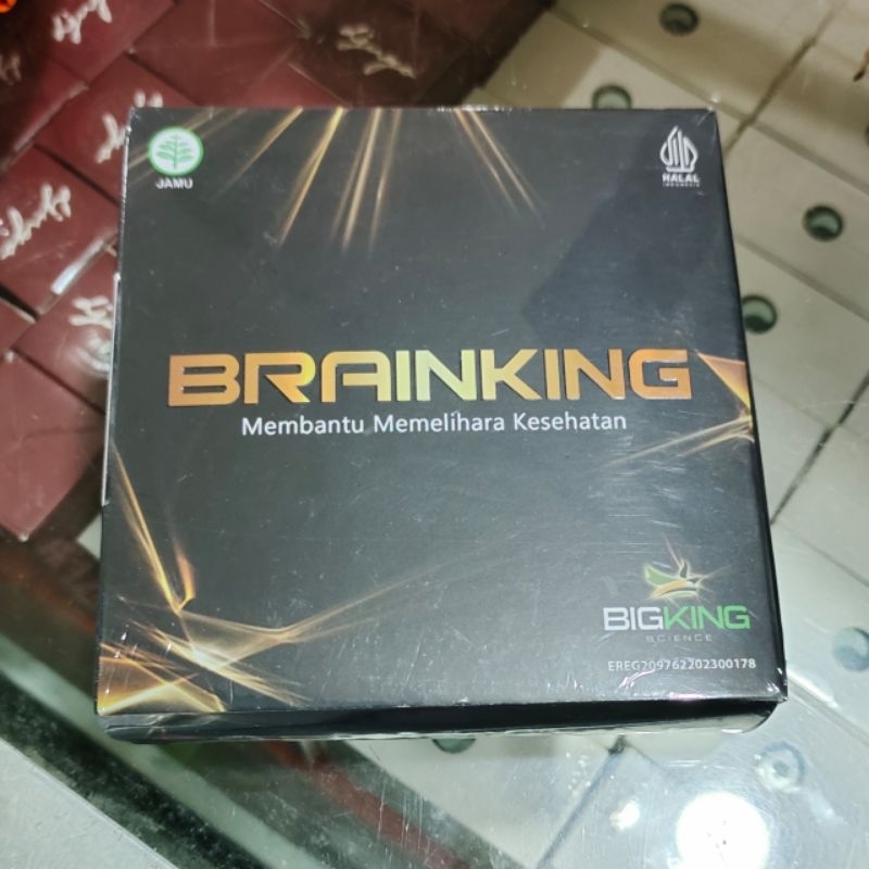 branking B-KING nutrisi otak kemasan baru