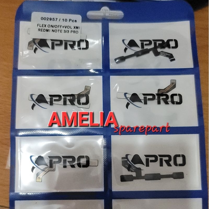 FLEXIBLE ON OFF+ VOLUME REDMI NOTE 3 / NOTE 3 PRO