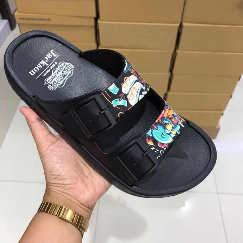 Jackson Sandal selop pria | Jackson sandal pylon pria | Jackson x spongebob | Ask SB1