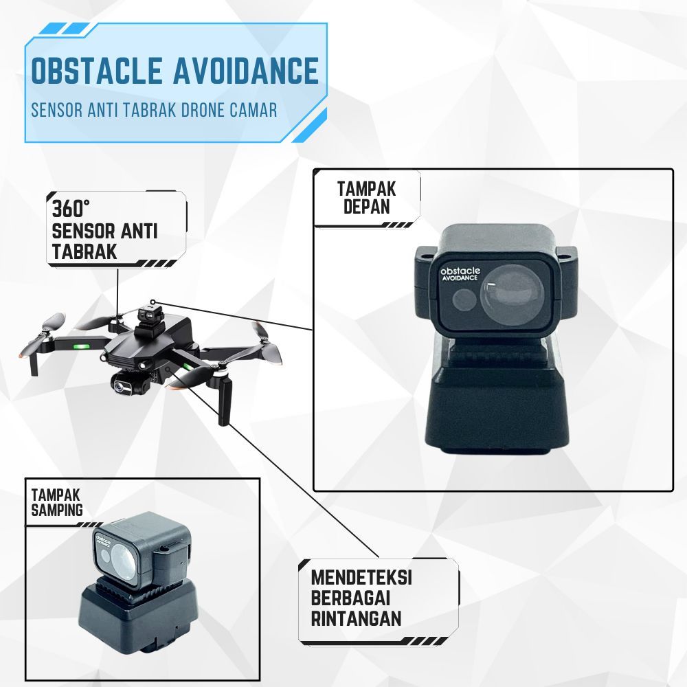 Cleair O2 - Obstacle Avoidance For Drone GPS Camar / Sensor Anti Tabrak Drone GPS Camar