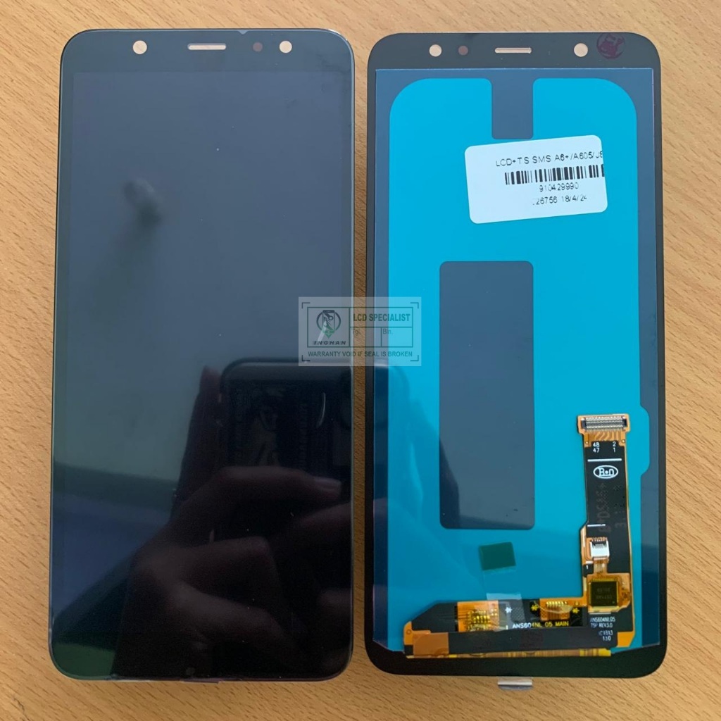 Lcd touchscreen samsung a6 plus/A6+ / a605 /j805 black OLED fullset