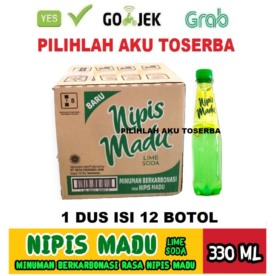 

Minuman NIPIS MADU Lime Soda Pet 330 ml - ( HARGA 1 DUS isi 12 botol )